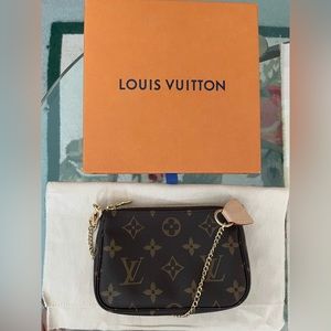LOUIS VUITTON - Mini Pochette with Chain Strap